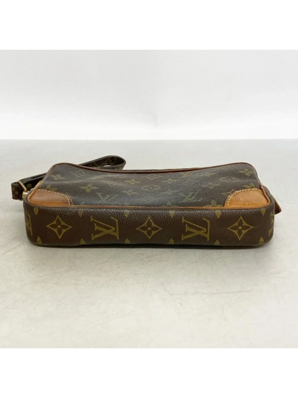 Louis Vuitton Clutch Monogram Marly Dragonne PM Brown